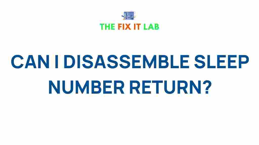 /disassemble-sleep-number-mattress