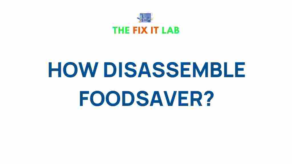 disassemble-foodsaver-machine