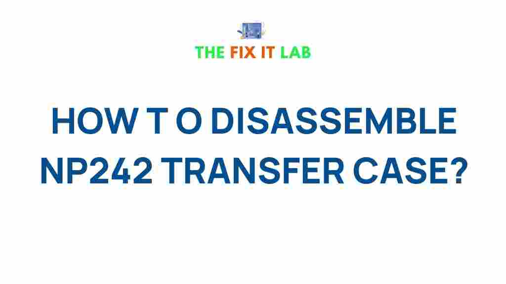 np242-transfer-case-disassembly