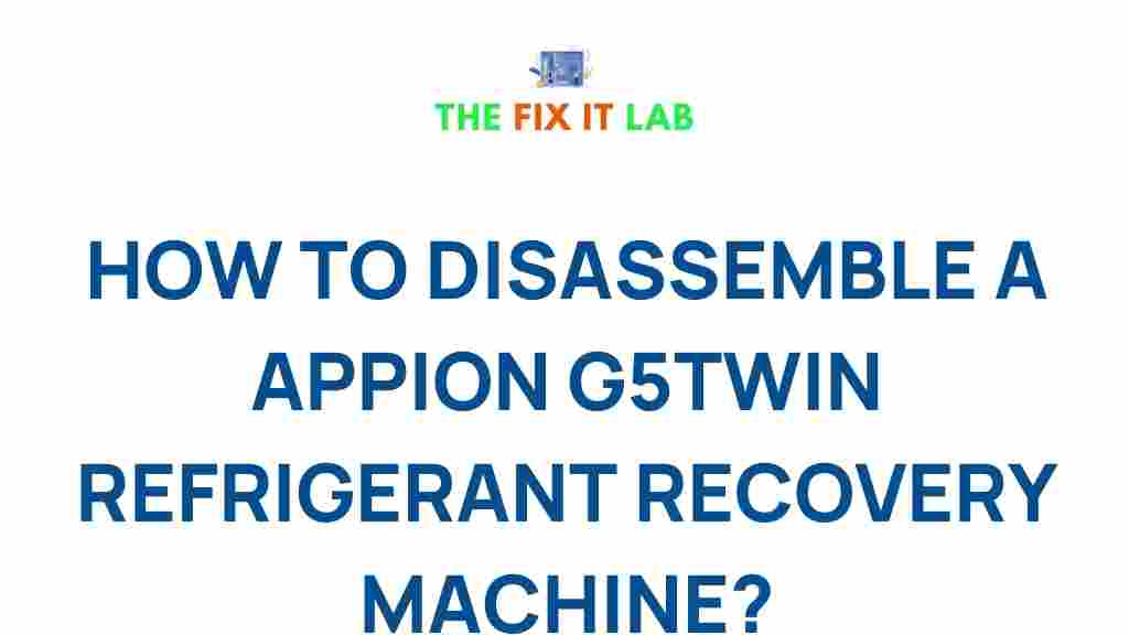 disassemble-appion-g5twin-refrigerant-recovery