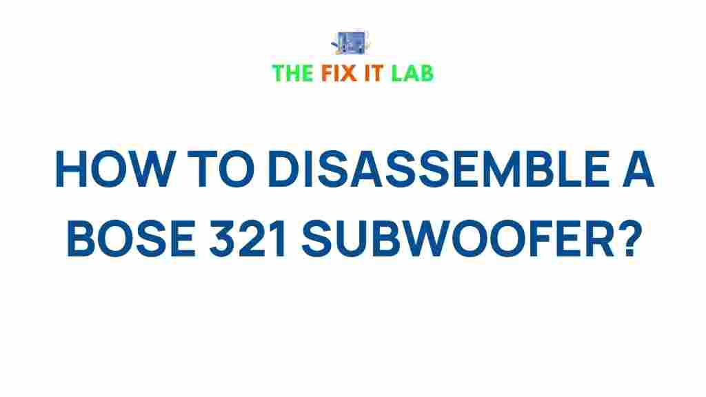 disassemble-bose-321-subwoofer