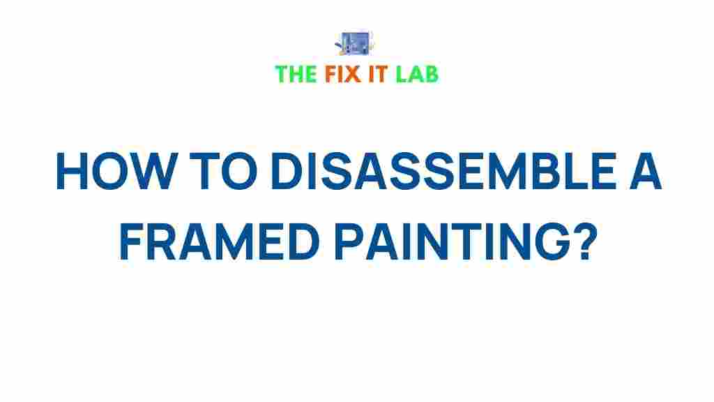 disassemble-framed-painting-tips