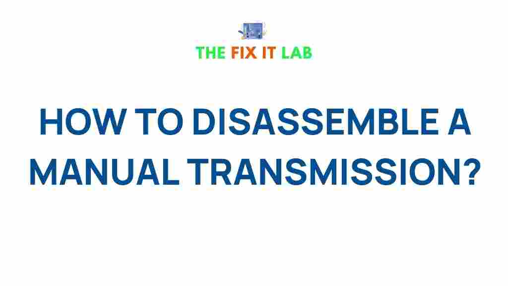manual-transmission-disassemble