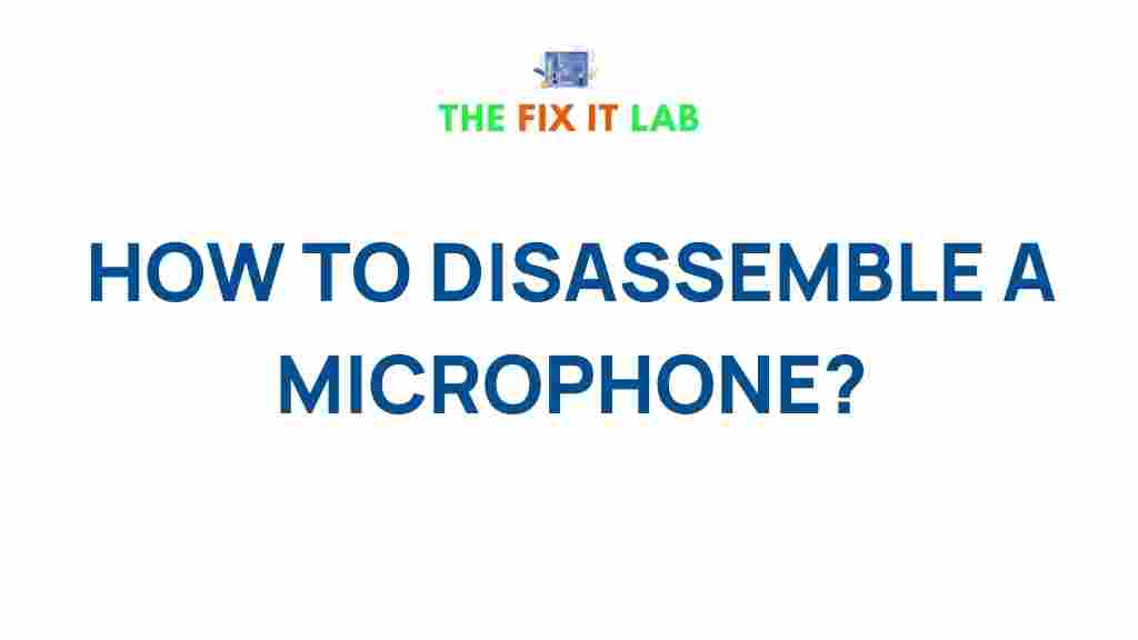 disassemble-microphone