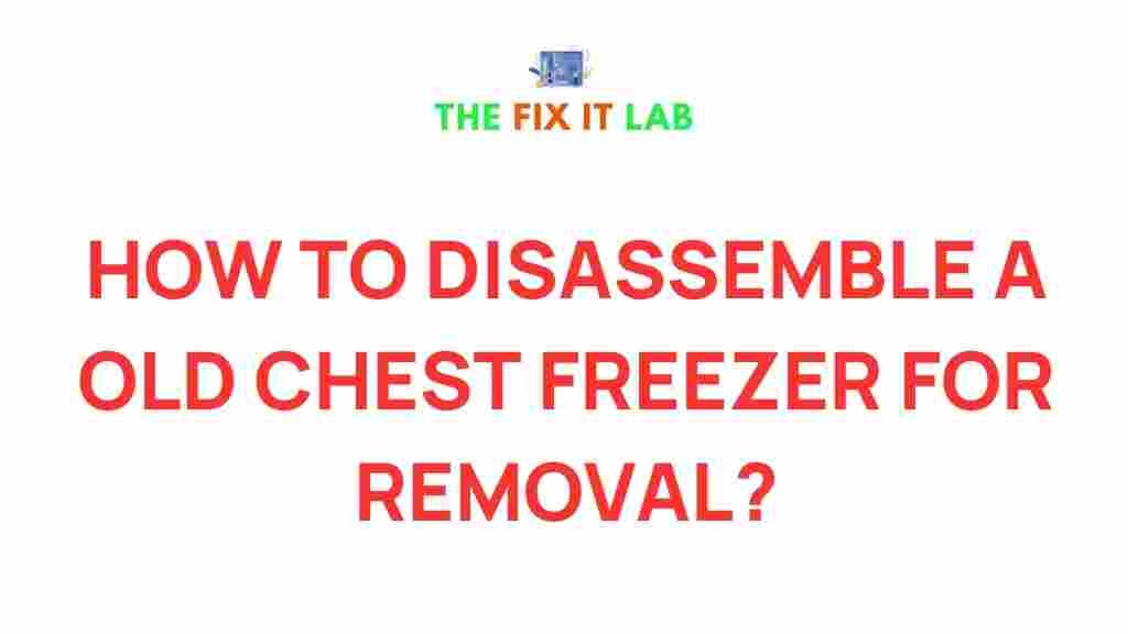 disassemble-old-chest-freezer