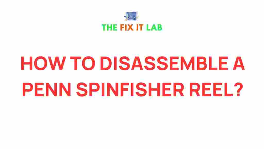disassemble-penn-spinfisher-reel