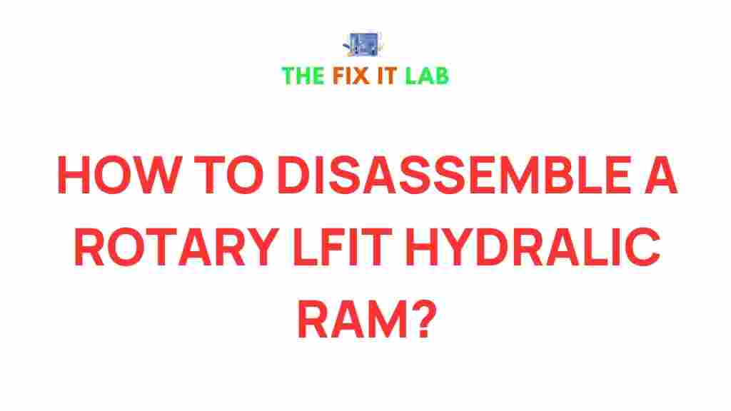 disassemble-rotary-lift-hydraulic-ram