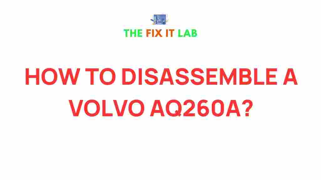disassembling-volvo-aq260a-engine